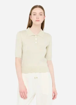 Polo in maglia lurex®