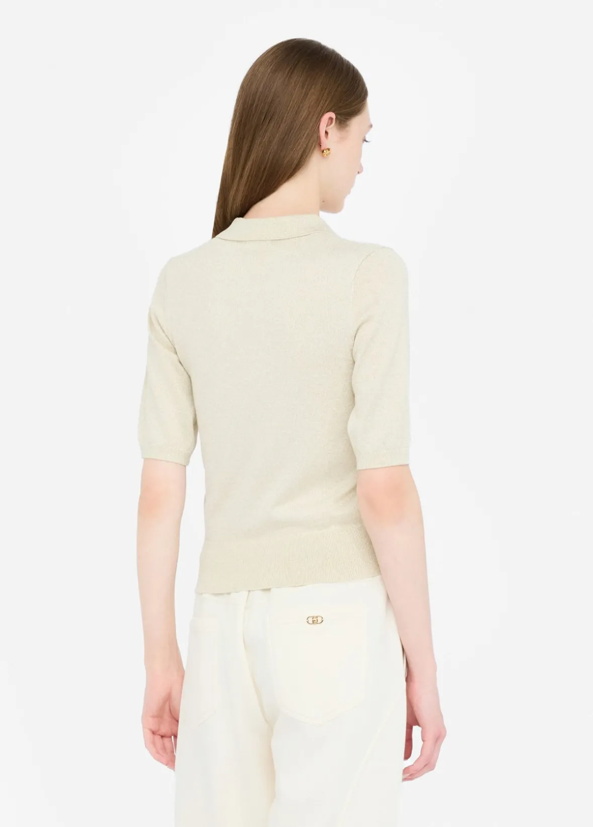 Polo in maglia lurex®