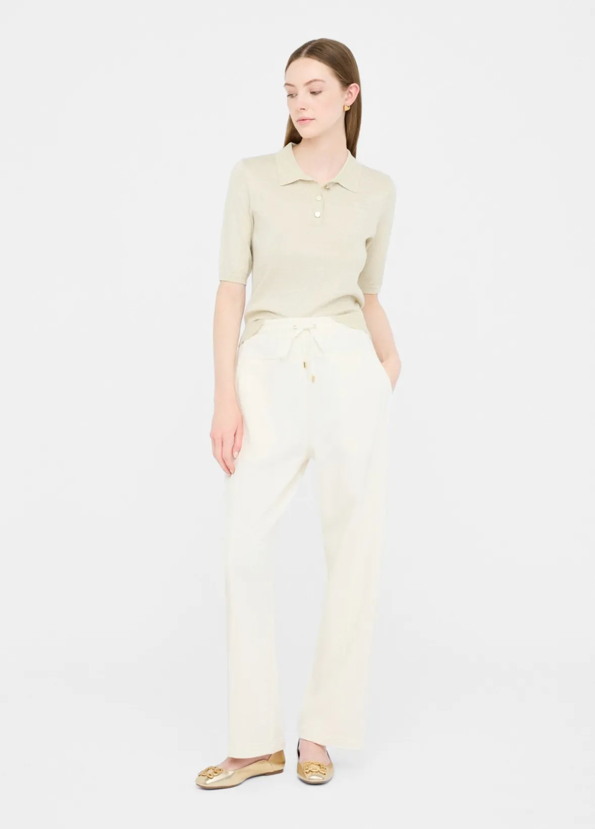 Polo in maglia lurex®