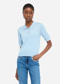 Polo in maglia lurex®