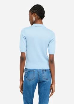Polo in maglia lurex®