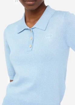 Polo in maglia lurex®