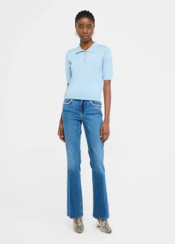 Polo in maglia lurex®