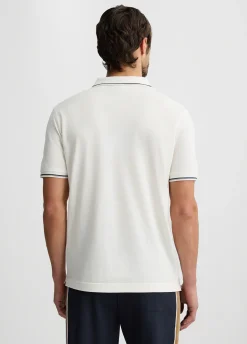 Polo in seta e cotone