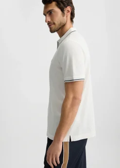 Polo in seta e cotone