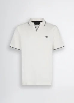 Polo in seta e cotone