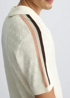 Polo jacquard