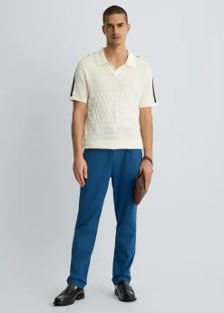 Polo jacquard