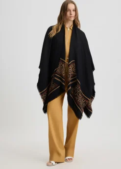 Poncho animalier