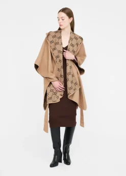 Poncho con cappuccio