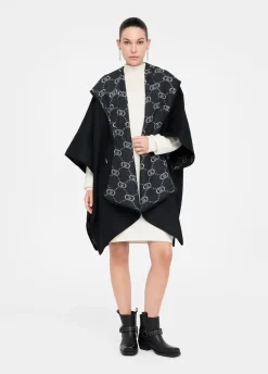 Poncho con cappuccio