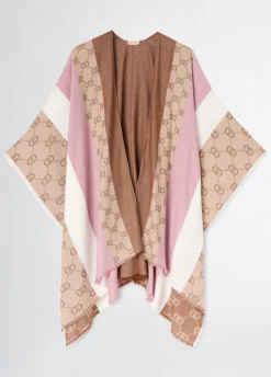 Poncho con logo monogram