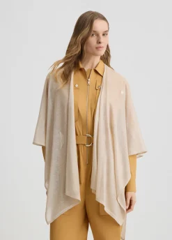 Poncho in maglia lurex®