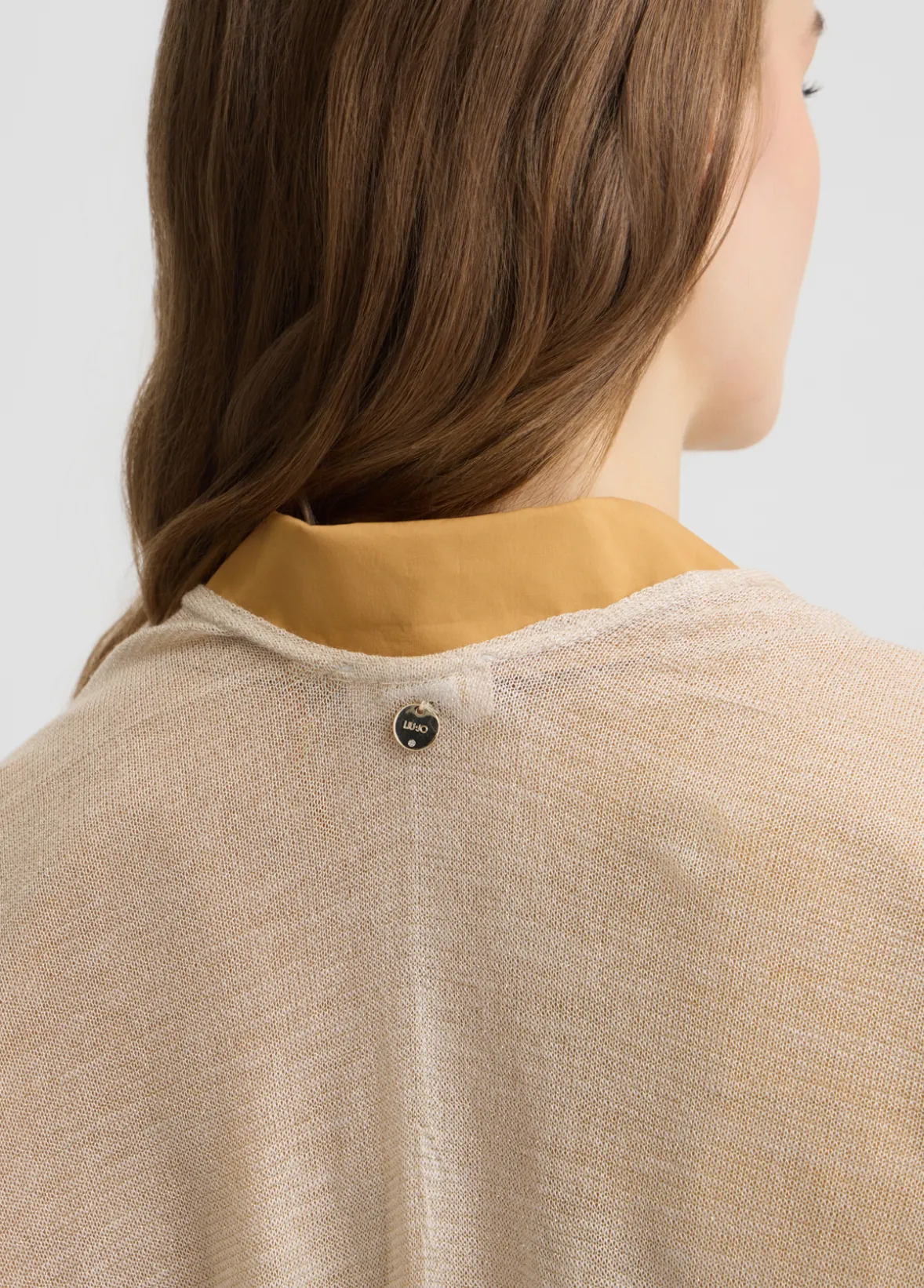 Poncho in maglia lurex®