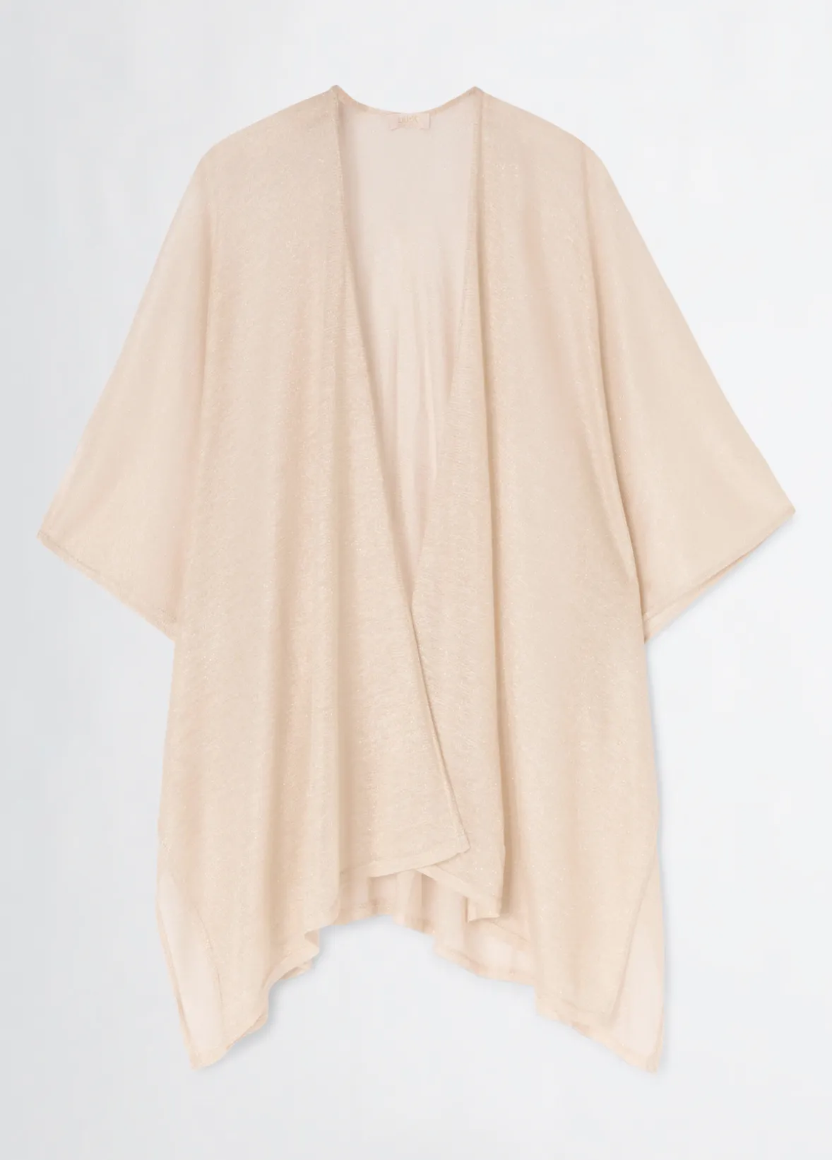 Poncho in maglia lurex®