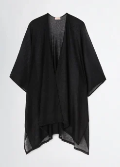 Poncho in maglia lurex®