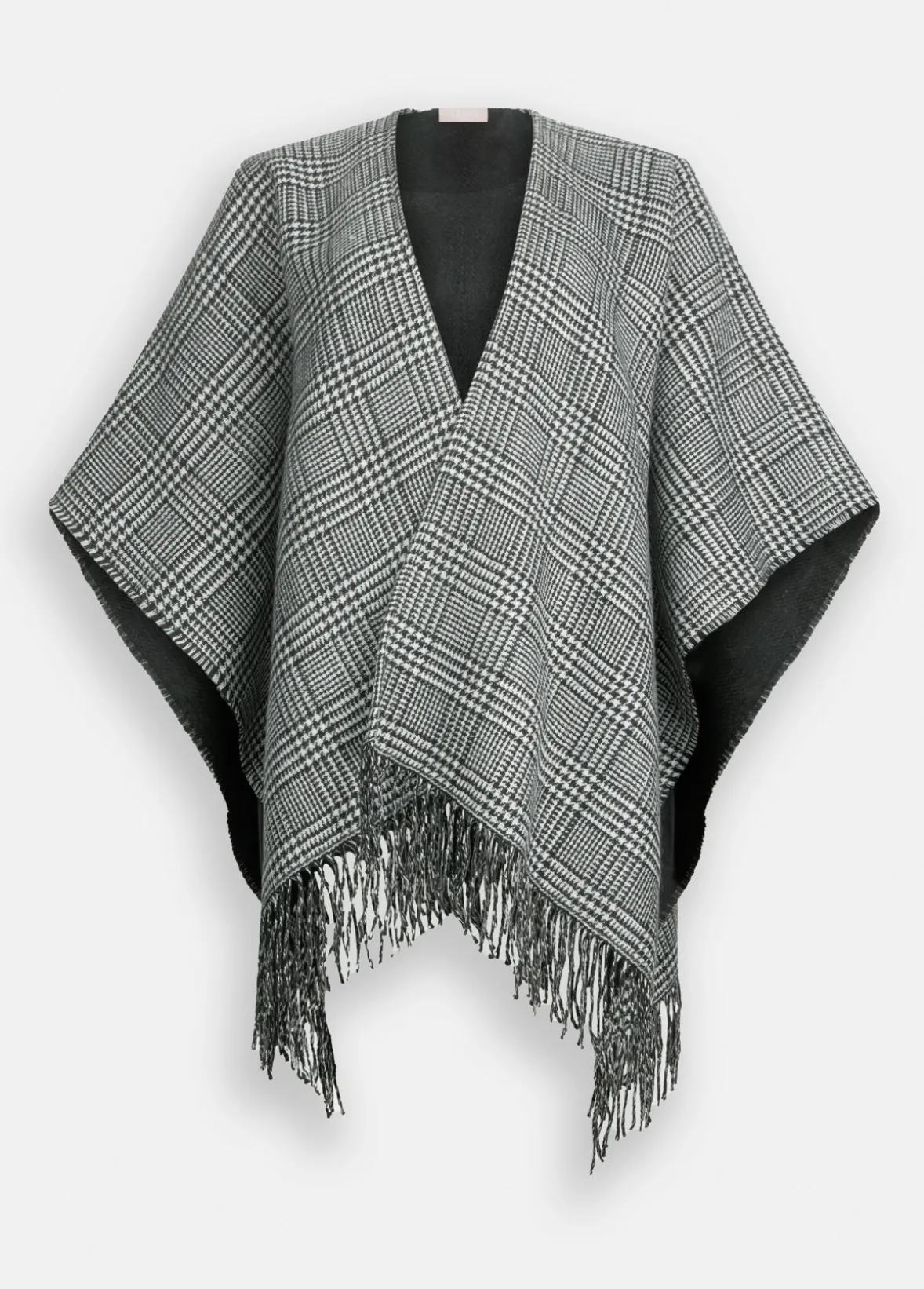 Poncho in principe di galles