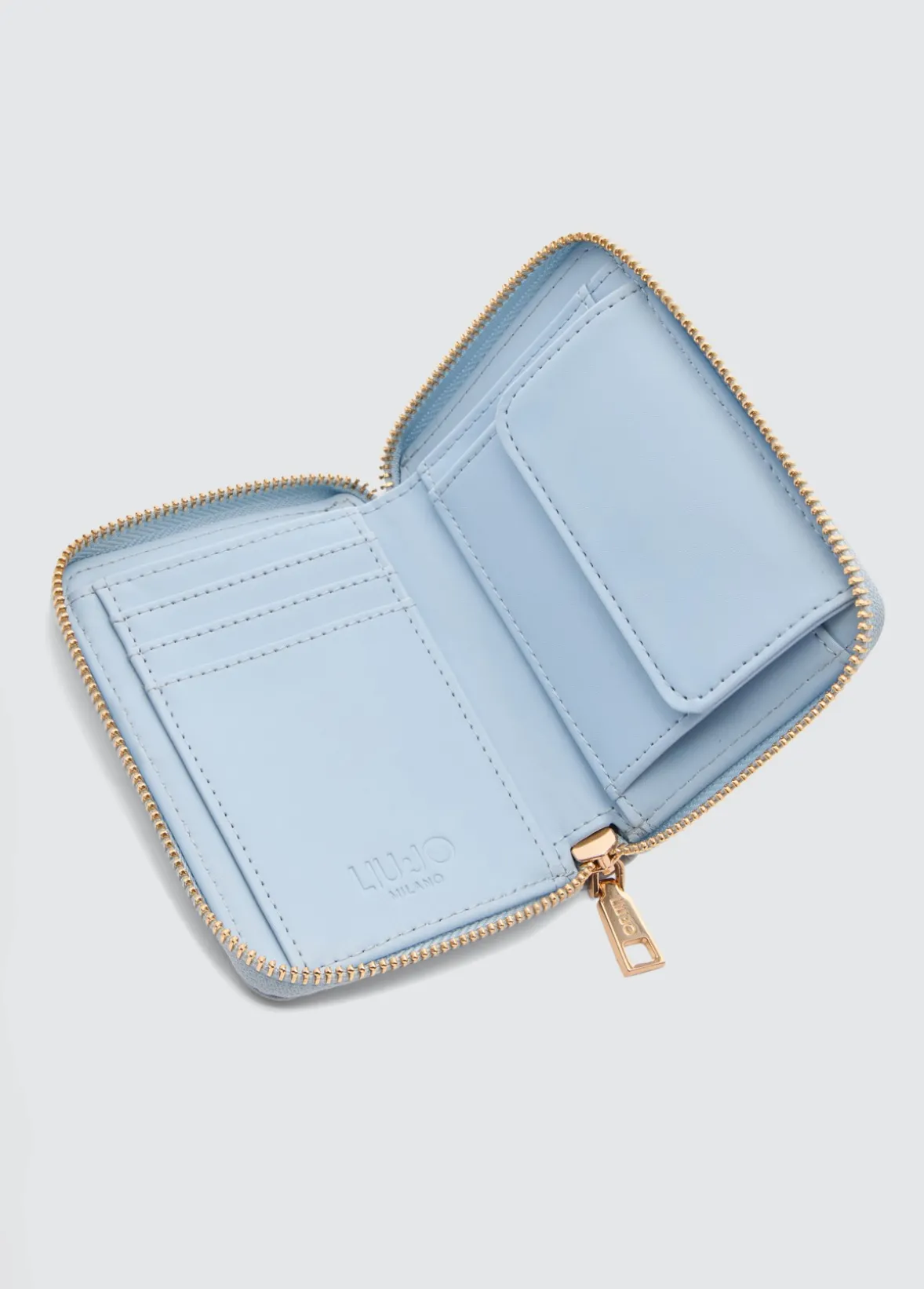 Portafoglio zip around in nylon