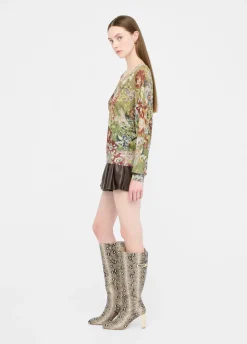 Pullover con scollo a V