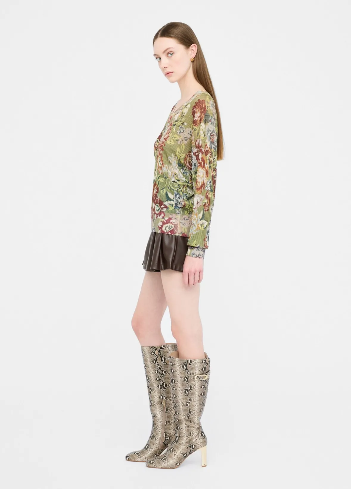 Pullover con scollo a V