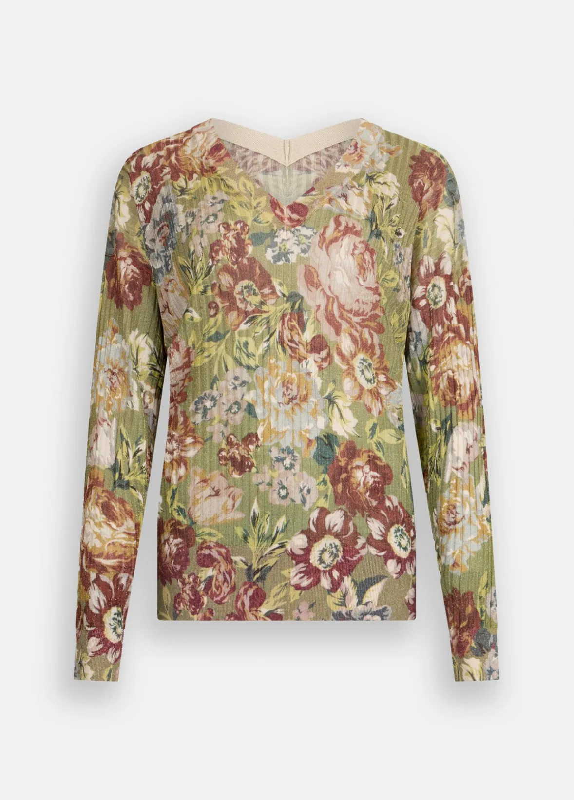 Pullover con scollo a V