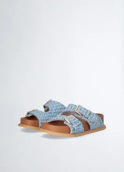 Sandali con fascette bold