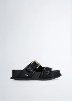Sandali con fascette bold