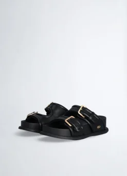Sandali con fascette bold