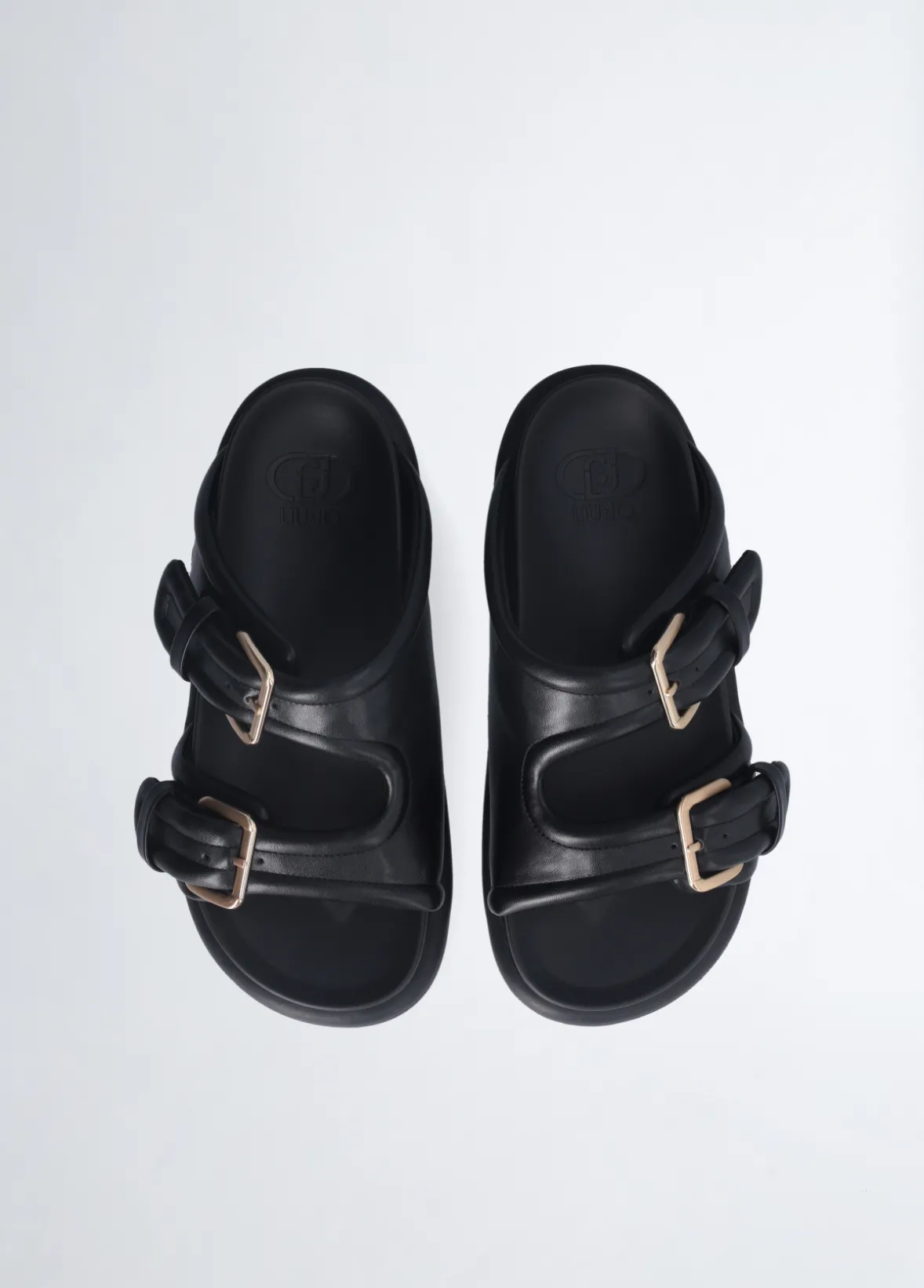 Sandali con fascette bold