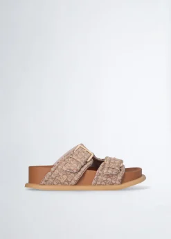 Sandali con fascette bold
