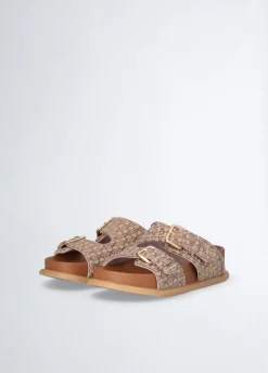 Sandali con fascette bold