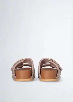 Sandali con fascette bold