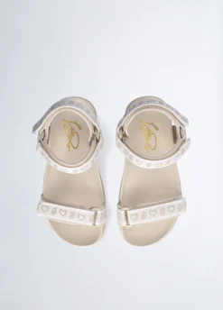 Sandali da bimba con glitter