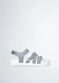 Sandali da bimba con strass