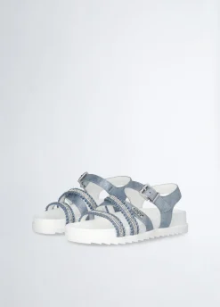 Sandali da bimba con strass