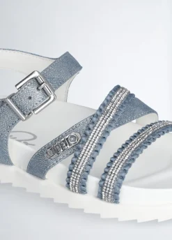Sandali da bimba con strass