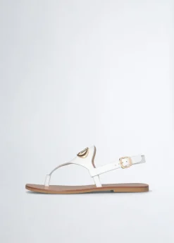 Sandali infradito in pelle