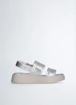 sandali platform con paillettes