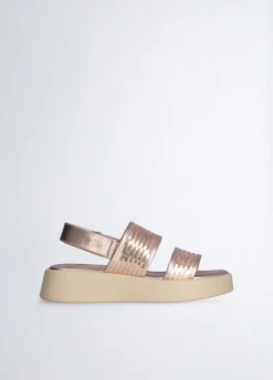 sandali platform con paillettes