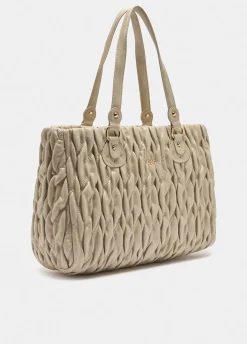 Shopping bag media matelassé