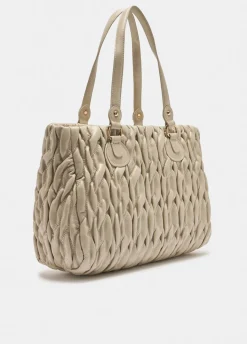 Shopping bag media matelassé