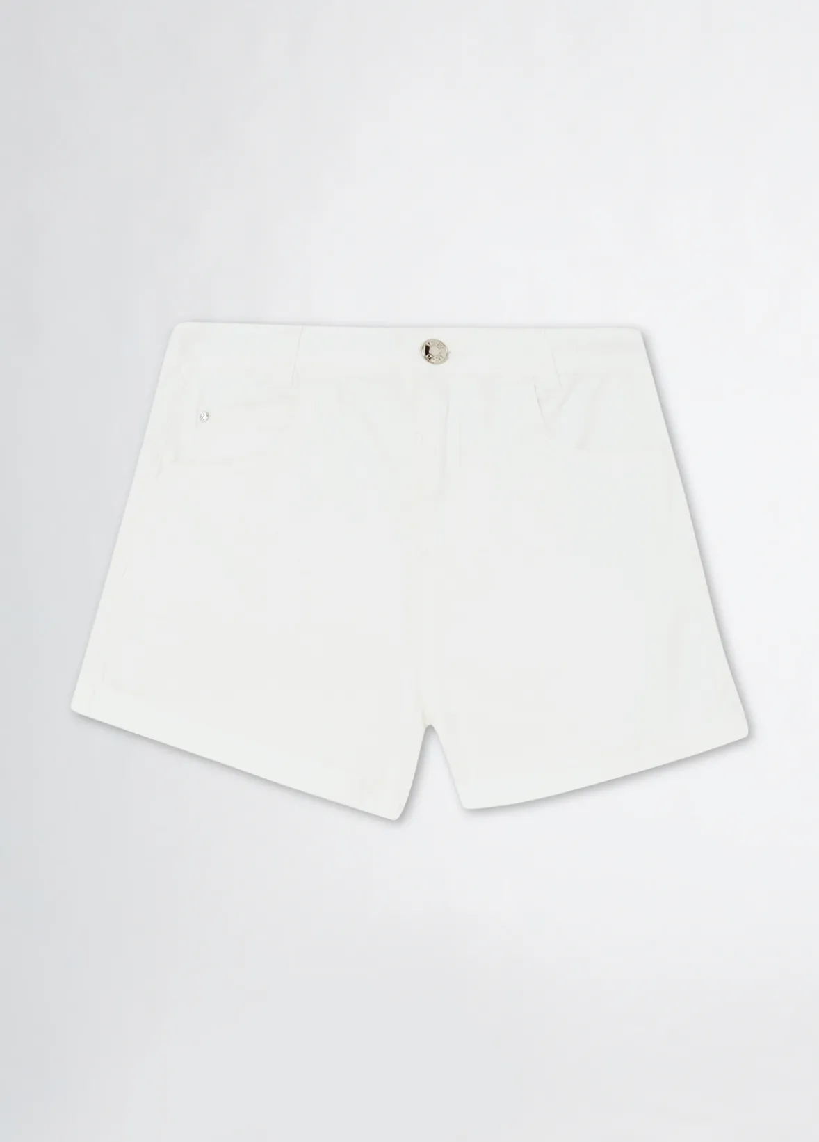 Short a vita alta in cotone