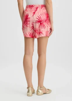 Short con stampa palme
