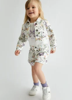 Short in cotone stampato