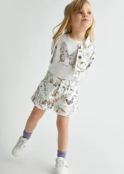 Short in cotone stampato