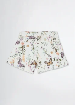 Short in cotone stampato