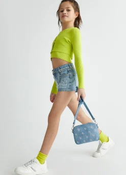 Short in denim