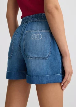 Short in denim