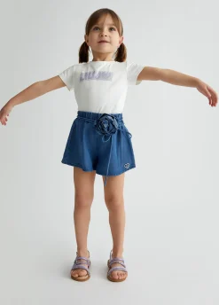 Short in denim