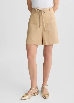 Short in popeline